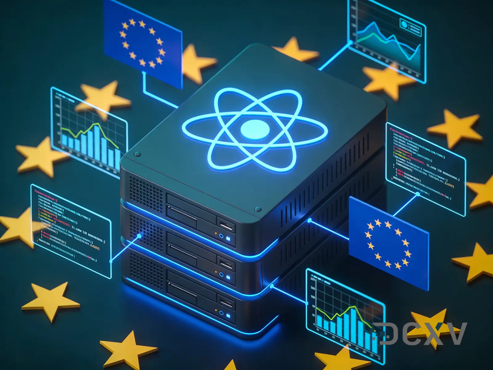 Еуропада React SSR үшін бұлттық сервер