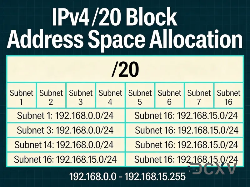 Цена блока IPv4 /20 в 2026 году